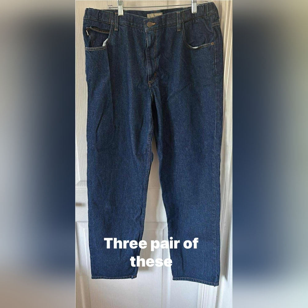 3 L.L. Bean Men's Comfort Waist Jeans Eclectic Grandpa Normcore Streetwrar